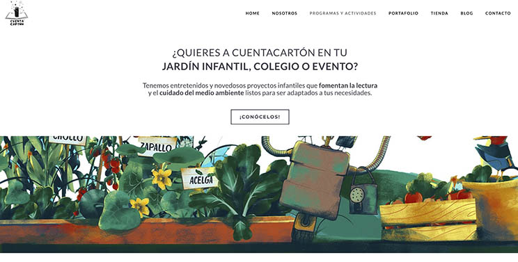 Web de Cuenta Cart&oacute;n detalle