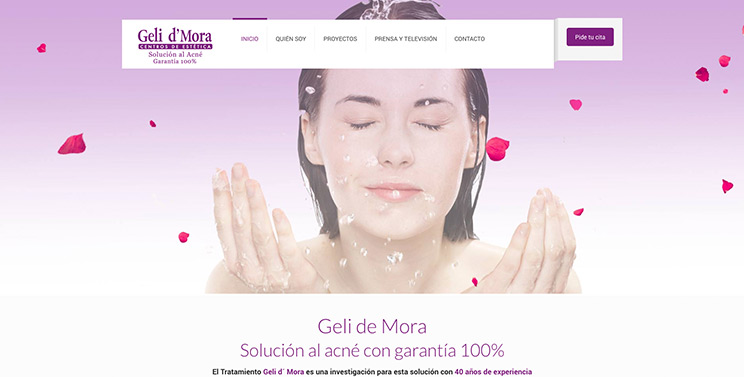 Página web de Geli de Mora