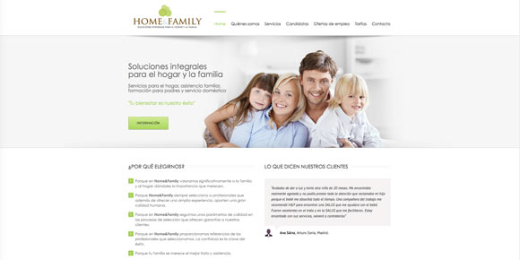 Web Home and Family