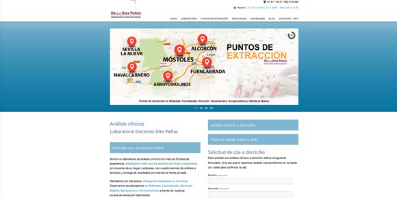 Análisis clínicos web