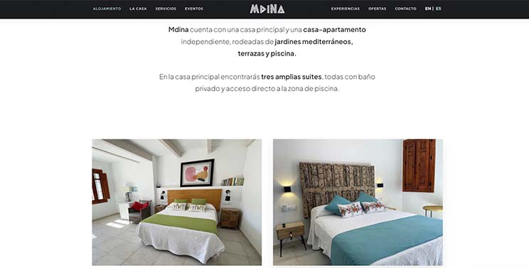 pagina web casa rural mdina almeria detalle habitaciones