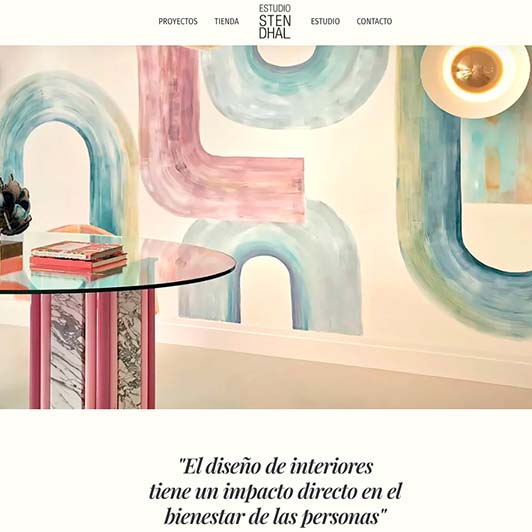 Dise&ntilde;o web para Estudio Stendhal Madrid
