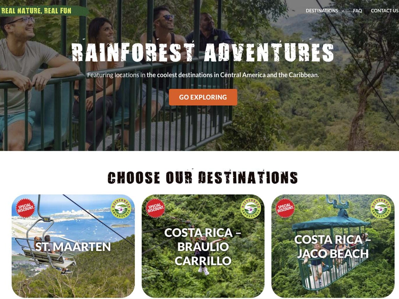 caso de éxito rainforest adventures banner cabecera
